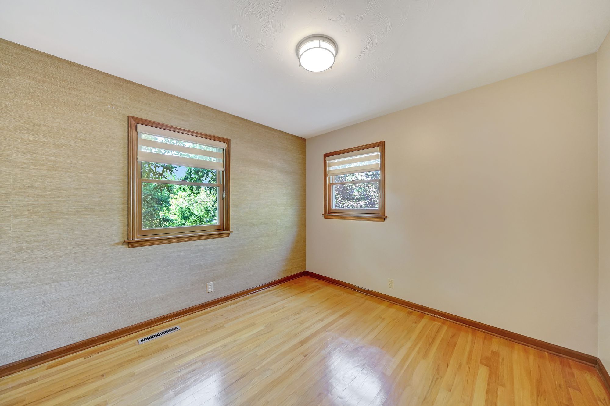 Interior painting project - completed room