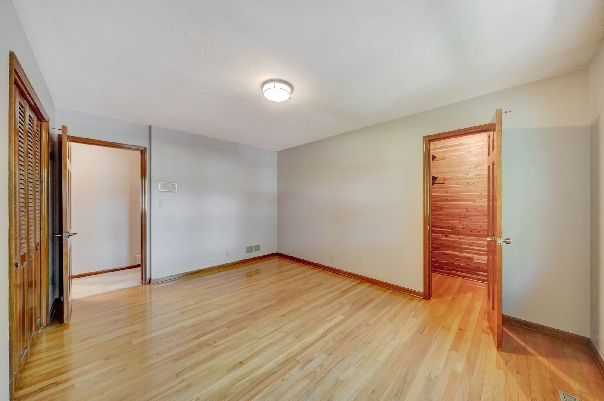 Interior painting project - completed room