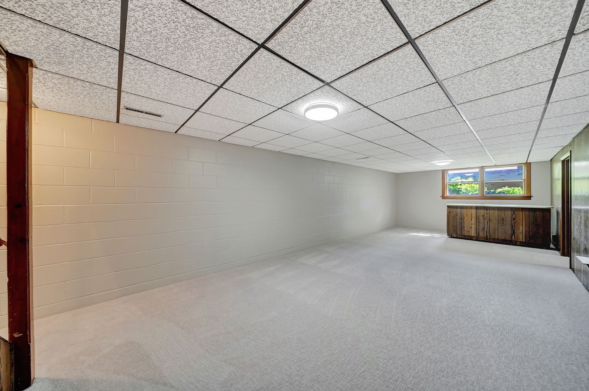 Interior painting project - completed room