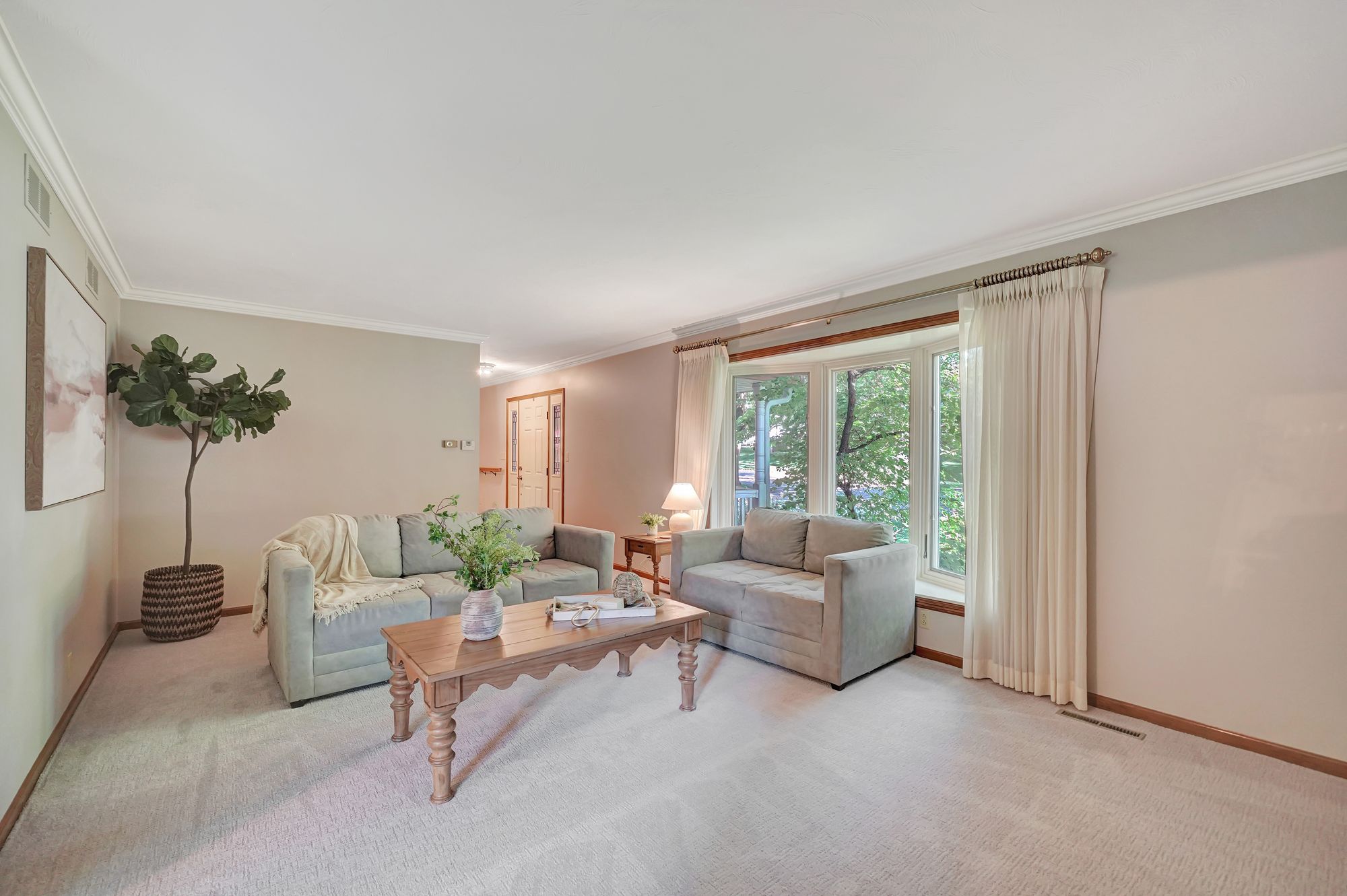 Interior painting project - bedroom