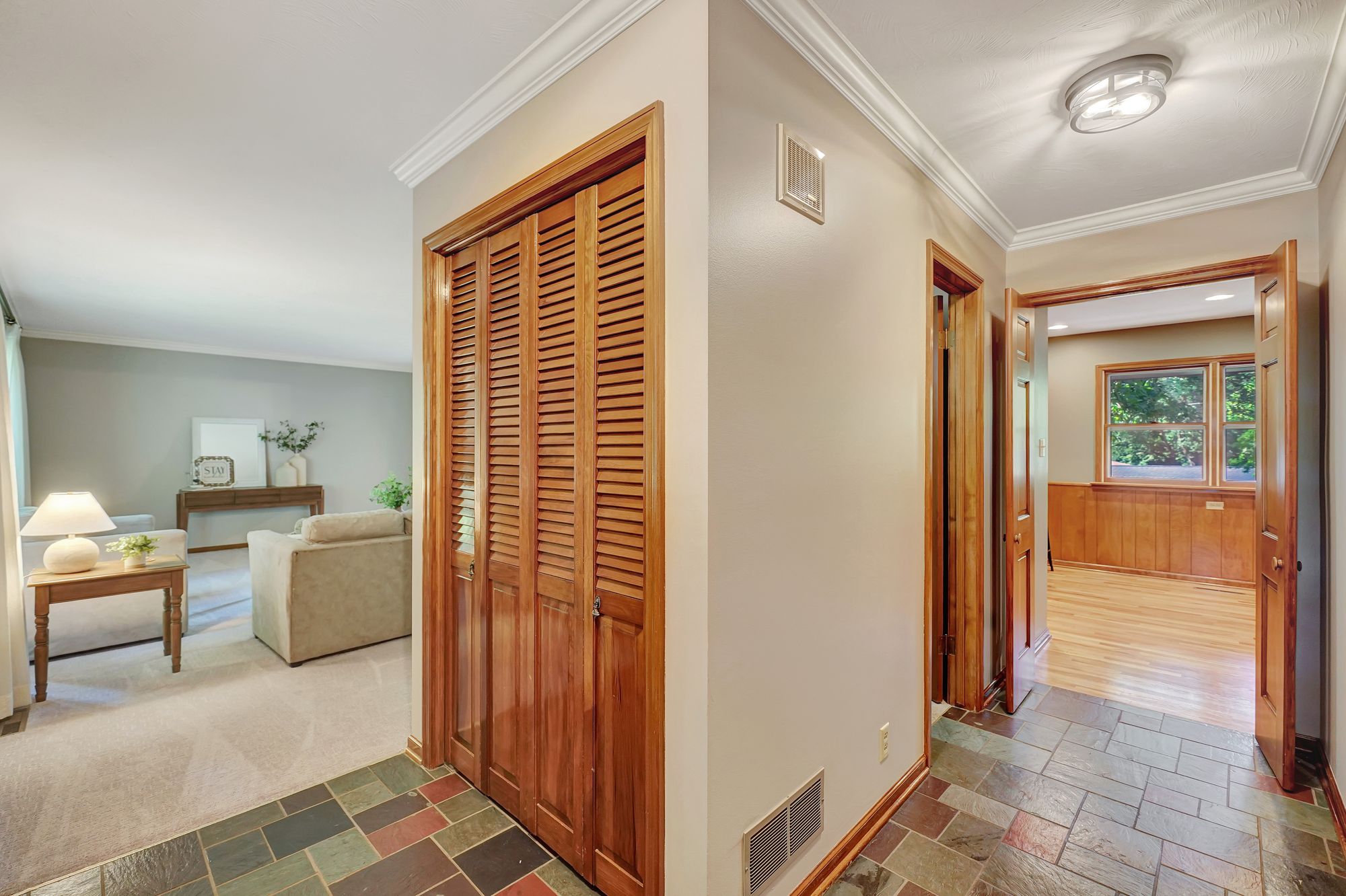 Interior painting project - completed room