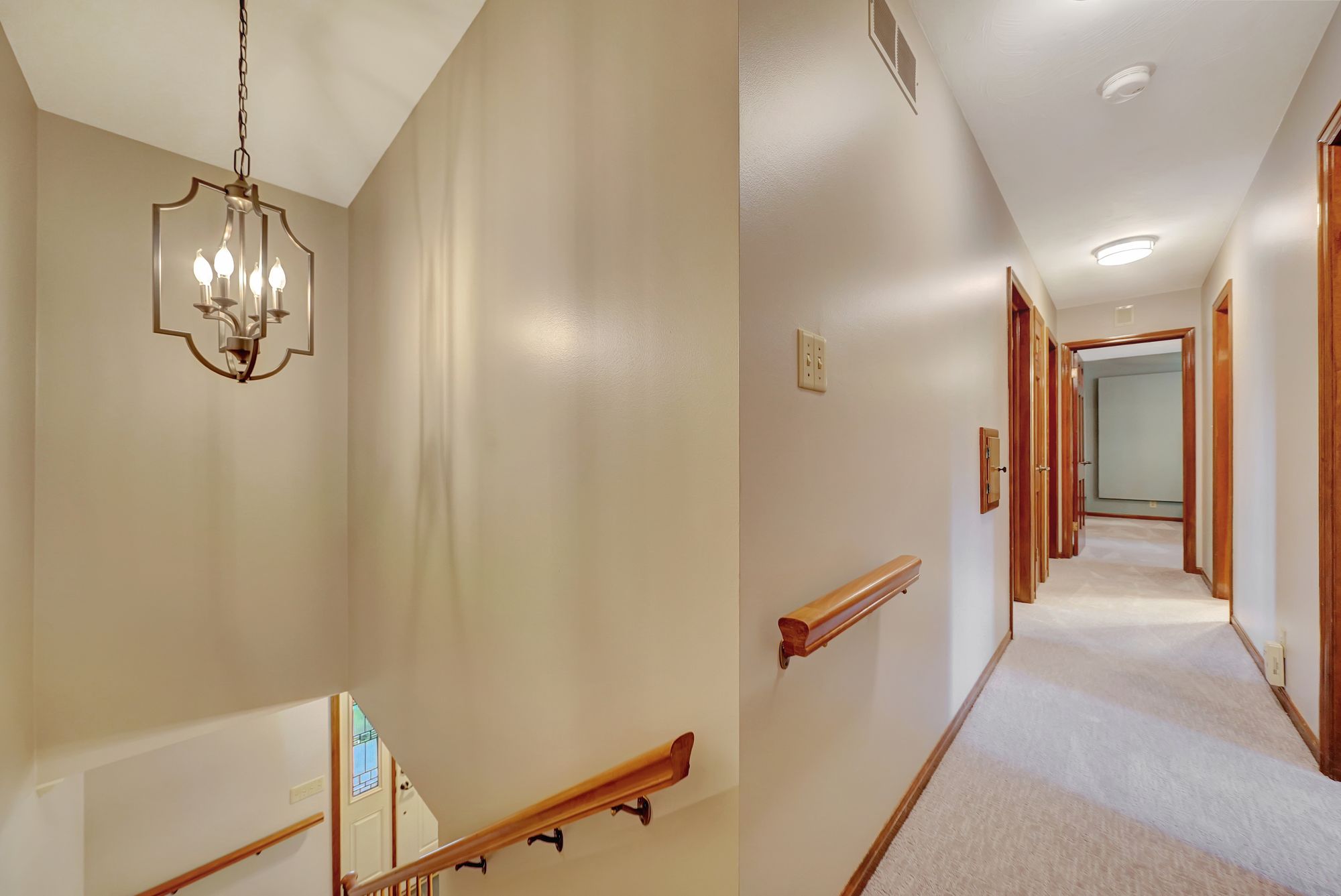 Interior painting project - completed room